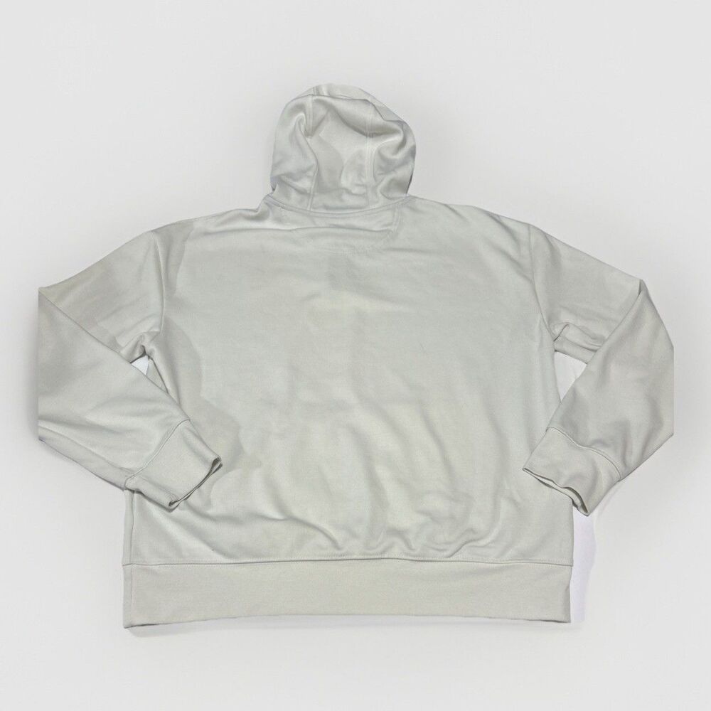 US Polo Assn Men's Large Off-White 1/4 Zip Hoodie Pullover Sweatshirt Pony - Picture 6 of 6